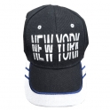 Casquette New York "All Caps" Noire