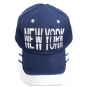 Casquette New York "All Caps" Bleu nuit