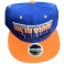 Casquette New York "4 Colors" Bleu & orange