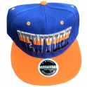 Casquette New York "4 Colors" Bleu & orange