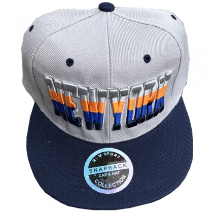Casquette New York "4 Colors" Grise & bleu nuit