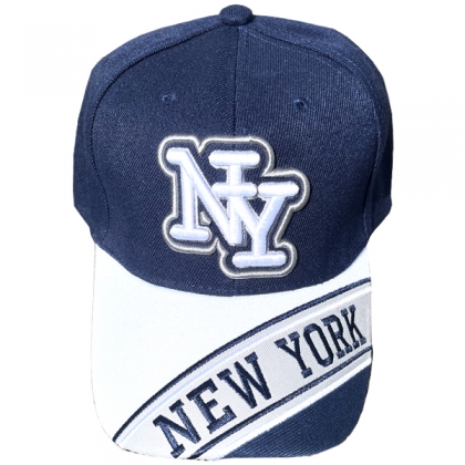 Casquette New York "Visor Line" Bleu nuit