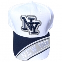 Casquette New York "Visor Line" Blanche