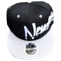 Casquette New York "Stripes" Noire & grise