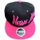 Casquette New York "Style" Noire & rose