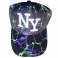 Casquette New York "Thunder" Violet et Vert