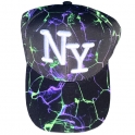 Casquette New York "Thunder" Violet et Vert