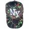 Casquette New York "Thunder" Vert et Rose