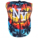 Casquette New York "Palms" Yellow Rainbow