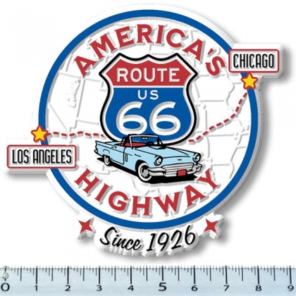 Magnet Route 66 "America's Highway" Slick