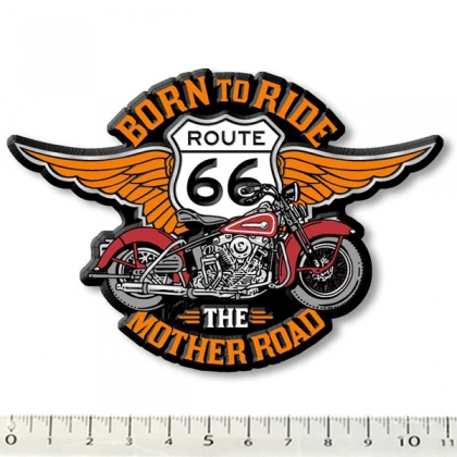 Magnet Route 66 "Born To Ride" Slick