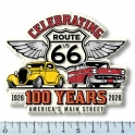 Magnet Route 66 "Celebrating 100 Years" Slick