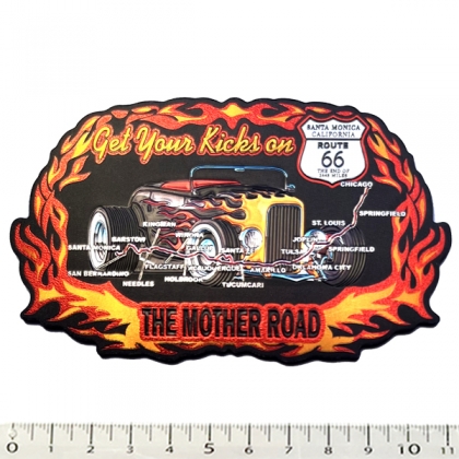 Magnet Route 66 "Fire" Métallisé