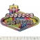 Magnet Las Vegas "Colorful Logo" en bois verni et en relief