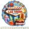 Magnet Las Vegas "Giant Wheel" en bois verni et en relief