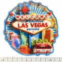Magnet Las Vegas "Giant Wheel" en bois verni et en relief