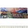 Magnet San Francisco "Blue Sky" en bois et en relief