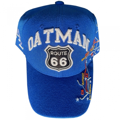 Casquette Route 66 "Oatman Map" Bleu