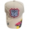 Casquette Route 66 "Corvette" Beige