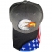 Casquette USA "Flag Visor" Noire