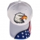 Casquette USA "Flag Visor" Blanche