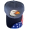 Casquette USA "Flag Visor" Bleu Nuit