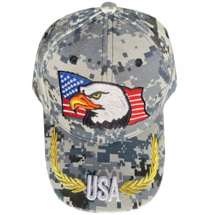 Casquette USA "Lauriers" Camouflage