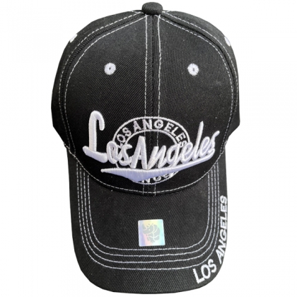 Casquette Los Angeles "Writing" Noire et Blanche