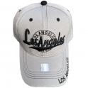 Casquette Los Angeles "Writing" Grise et Noire