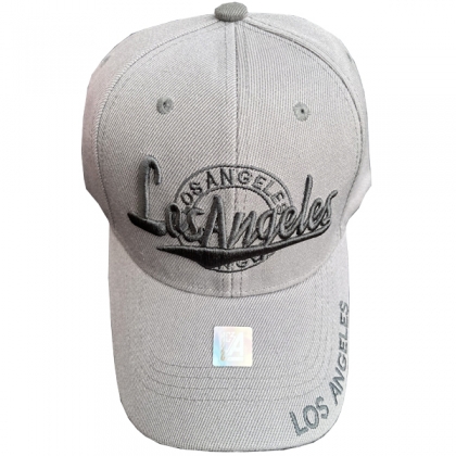 Casquette Los Angeles "Writing" Gris Clair et Grise