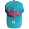 Casquette Los Angeles "Hollywood" Turquoise & rose