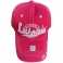 Casquette Los Angeles "Writing" Rose et Blanche