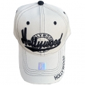 Casquette Los Angeles "Hollywood" Crème et Noire