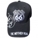 Casquette Route 66 "Classic Mother Road" Noire