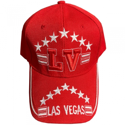 Casquette Las Vegas "5 Stars" Rouge