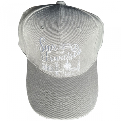 Casquette San Francisco "Symbols" Gris