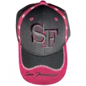 Casquette San Francisco "SF" Noire et Bordeaux