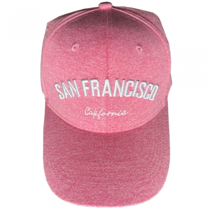 Casquette San Francisco "Classic" Rose Chiné
