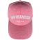 Casquette San Francisco "Classic" Rose Chiné