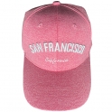 Casquette San Francisco "Classic" Rose Chiné