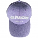 Casquette San Francisco "Classic" Mauve Chiné