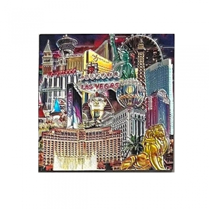 Magnet Las Vegas "Hotels Casinos" Carré