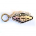 Porte Clé "Welcome to Fabulous Las Vegas" gris