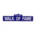 Plaque "Walk Of Fame" bleue