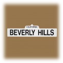 Plaque "Beverly Hills" blanche