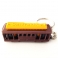 Porte Clé San Francisco "Cable Car" métal marron et jaune