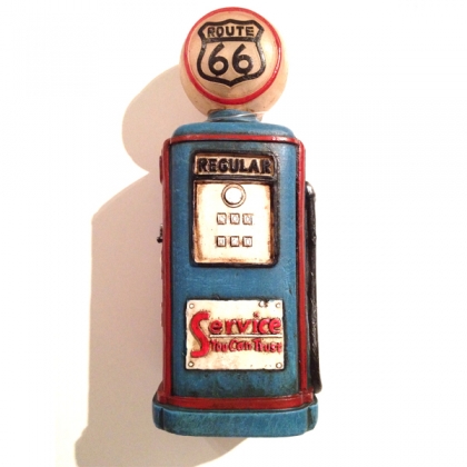 Pompe à Essence "Route 66" Eclairante