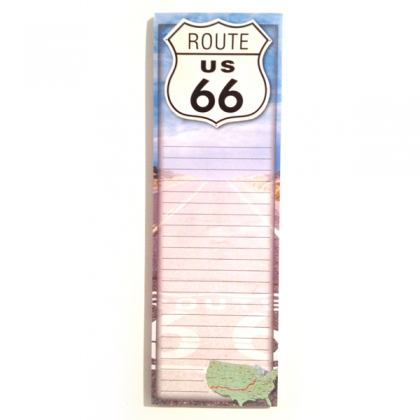 Bloc Note "Route 66" Magnétique