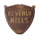 Plaque Métallique "Beverly Hills Logo" Vieillie