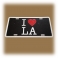 Plaque Métallique "I Love L.A"